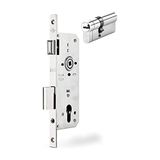 KATAR Kale 152R 45mm Dilli Barelli Daire Kilit Nikel