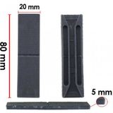 Katar Kalın Cam Takozu Kırılan 1000 Li 5X20X80MM