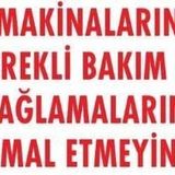 KATAR Makinaların Gerekli Bakım ve Yağlama.İhmal Etmeyin