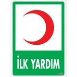 Katar Market İlk Yardım Uyarı Levhası
