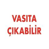 Katar Market Vasıta Çıkabilir Uyarı Levhası