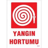 Katar Market Yangın Hortumu Uyarı Levhası