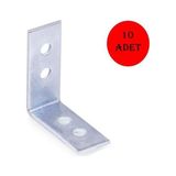 Katar Metal Masa L Gönye Köşe BAĞ.15X35X35X2MM 10 Lu Pak - Gri