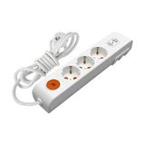 KATAR Mutlusan Ritech 3'lü Usb Topraklı Priz Ç.Kor.2mt