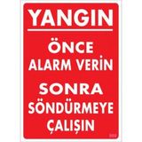 KATAR Önce Alarm Verin Sonra Söndürmeye Çalışın