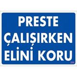 KATAR Presler Çalışırken Elini Koru