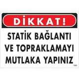 KATAR Statik Bağlantı Ve Topraklamayı Mutlaka Ya