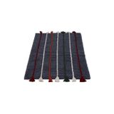 Katari Banyo Paspası %100 Pamuk El Nakışlı Antrasit 50x80 Cm