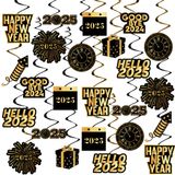 KatchOn, Yeni Yıl Asılı Swirls Süslemeleri - 30'lu Paket, Kendin Yap Yok | Büyük Kesikler Yeni Yıl Girdapları, Mutlu Yıllar Süslemeleri 2024 | Yılbaşı Partisi Malzemeleri 2024 | Yeni Yıl Asılı