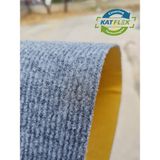 Katflex Halıflex Kendinden Yapışkanlı Duvardan Duvara Açık Füme Halıfleks Rip Halı Keçe Zemin Kaplama - 200 x 800 cm - Gri