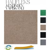 Katflex Halıflex Kendinden Yapışkanlı Duvardan Duvara Bej Halıfleks Rip Halı Keçe Zemin Kaplama - 50 x 50 cm
