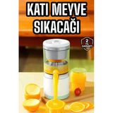 Katı Meyve Sıkacağı Taşınabilir Usb Şarjlı Pratik Paslanmaz Çelik Bıçaklı Mir29002145