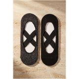 Katia & Bony 2'li Asta Yoga Pilates Çorabı Siyah Simli Siyah 35-39, 35-39, 22101W3015, BLACK LUREX, kadın