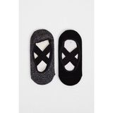 Katia & Bony 2'li Paket Asta Yoga Pilates Çocuk Görünmez Çorap - Black - 9 - 12