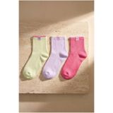 Katia & Bony 3 Lü Paket Fairytale Soket Çorap Çok Renkli 35-38, 35-38, 12301W3004, çok renkli, kadın