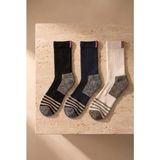 Katia & Bony 3 lü Paket Shaftless Golf Soket Çorap Siyah/Beyaz/Lacivert - 35 - 39