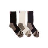 Katia & Bony 3'lü Paket Dikişsiz Golf Soket Çorap Siyah/Beyaz/Lacivert 43-46, 43-46, 12201U2006, Siyah/Beyaz/Lacivert, erkek