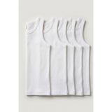 Katia & Bony 5'Li Paket Basic Beyaz Erkek Çocuk Atlet 9-10 Yaş, 9-10 Yaş, 12603E2025, Desenli, Erkek Çocuklar
