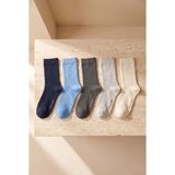 Katia & Bony 5'li Paket Unisex Soket Çorap Mavi Mix - 43 - 46