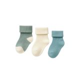 Katia & Bony Bebek 3'lü Havlu Soket Çorap Mint-Ekru-Yeşil 12-24 Ay, 12-24 Ay, 22501B3005, MİNT-YEŞİL-ECRU, üniseks-bebek
