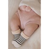 Katia & Bony Bebek Çizgili Havlu Soket Çorap Ekru 6-12 Ay, 6-12 Ay, 12601G1008, ECRU/BLACK, üniseks-bebek