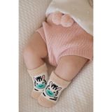 Katia & Bony Bebek Hayvan Desenli Havlu Soket Çorap 6-12 Ay, 6-12 Ay, 12601G1008, EKRU-KAHVE, üniseks-bebek