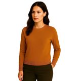 Katia & Bony Bisiklet Yaka Triko Kazak, l-xl, 22510W3002, Hardal, Kadın