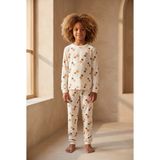 Katia & Bony Çocuk Fare Desenli Paketli Pijama Takımı Ekru