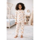 Katia & Bony Çocuk Gezegen Desenli Pijama Takımı 6-7 Yaş, 6-7 Yaş, 22512K2020, Ekru, kız-çocuk