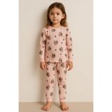 Katia & Bony Çocuk Kedi Pijama Takımı, 6-7 Yaş, 22512G2018, Desenli, erkek-çocuk