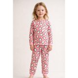 Katia & Bony Çocuk Penguen Baskılı Pijama Takımı 7 Yaş, 7 Yaş, 22512G2001, Pembe, kız-çocuk