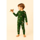 Katia & Bony Çocuk Yılbaşı Temalı Pijama Takımı 4-5 Yaş, 4-5 Yaş, 22512K2012, Yeşil, kız-çocuk