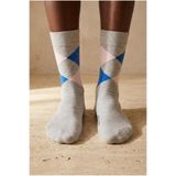 Katia & Bony Ekose Desenli Soket Çorap Gri Melanj 43-45, 43-45, 12401G3004, AÇIK GRİ MEL., erkek