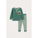 Katia & Bony Erkek Çocuk Teddy Desenli Pijama Takımı 6-7 Yaş, 6-7 Yaş, 22512K2016, Yeşil, erkek-çocuk