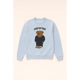 Katia & Bony Erkek Çocuk Teddy Desenli Sweatshirt Pijama Üstü Mavi - 12 - 13 Yaş