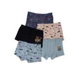 Katia & Bony Erkek Çocuk Traktör Baskılı 5'Li Boxer 4 Yaş, 4 Yaş, 12503G1038, ÇOK RENKLİ, erkek-çocuk