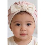 Katia & Bony Fiyonk Detaylı Açık Pembe Bebek Saç Bonesi Tek Ebat, Tek Ebat, 22505G2204, AÇIK PEMPE