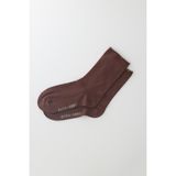 Katia & Bony Kadın Kahverengi Renkli Lastiksiz Modal Kumaş İnce Soket Çorap - Brown - 35 - 39