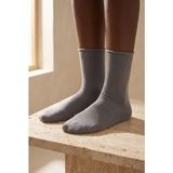 Katia & Bony Kadın Koyu Gri Renkli Lastiksiz Modal Kumaş İnce Soket Çorap - Dark Grey