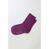 Katia & Bony Kadın Koyu Mor Renkli Lastiksiz Modal Kumaş Ince Soket Çorap - 35 - 39 - Dark Purple