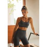 Katia & Bony Kadın Seamless Antrasit Biker Tayt - L - XL