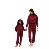 Katia & Bony Kız Çocuk Basıc Fluffy Sweatshirt Bordo,10-11 Yaş