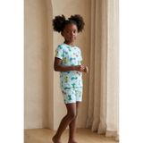 Katia & Bony Kız Çocuk Dinozor Şort Pijama Takımı, 10-11 Yaş, 12612E2001, Desenli, kız-çocuk