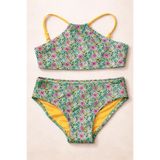 Katia & Bony Kız Çocuk Sea La Vie Çiçekli Bikini Takımı 2-3 Yaş, 2-3 Yaş, 12606K2011, Yeşil, Kız Çocuklar