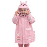 Katia & Bony Kız Çocuk Tavşan Desenli Yağmurluk, 6-8-yas, 22512K2048, Pembe, Kız Çocuklar