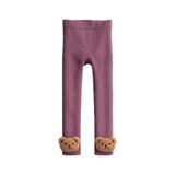 Katia & Bony Kız Çocuk Teddy Aksesuarlı İçi Havlu Tayt Gül Kurusu 5-7 Yaş, 5-7 Yaş, 22501G2031, Gül VIOLET, kız-çocuk