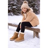 Katia & Bony Kız Çocuk Termal İçi Polarlı Külotlu Çorap - Siyah - 5 - 8 Yaş