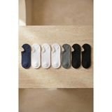 Katia & Bony Unisex 7'li Paket Sneakers Patik Çorap Siyah / Beyaz / Lacivert / Antrasit - 35 - 38 - Siyah - Beyaz - Lacivert - Antrasit