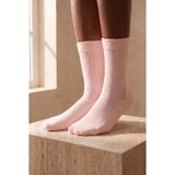Katia & Bony Unisex File Örgülü Soket Çorap Pembe - 39 - 42