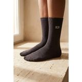 Katia & Bony Unisex K&b Nakışlı Soket Çorap Antrasit - 39 - 42